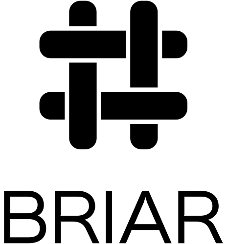 Briar Vertical black logo